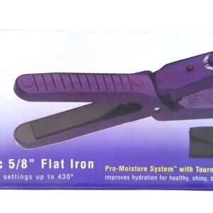 Hot Tools Professional Tourmaline Ceramic 5/8" Flat Iron 170 Watts  Model 1162